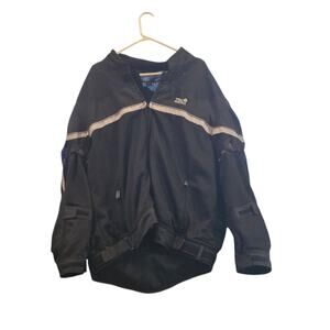 Tour Master Draft Motorcycle Jacket XXL 48 Black Mesh Armored Riding Biker